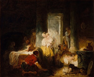 The Happy Mother by Jean Honore Fragonard
